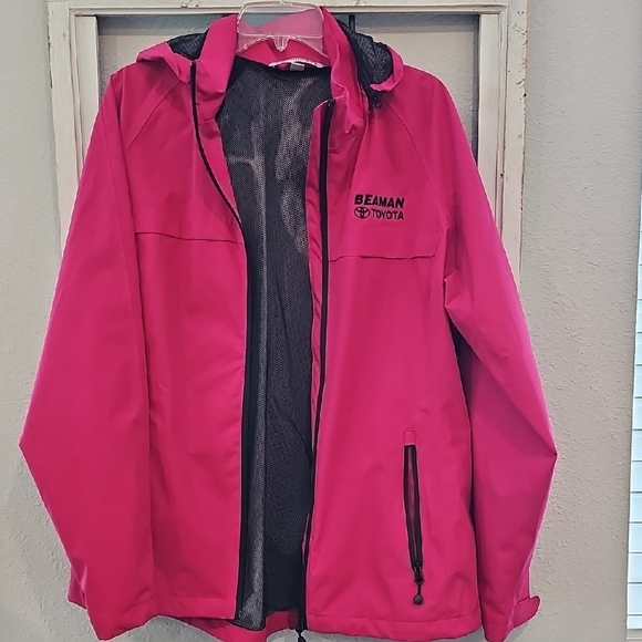Port Authority Jackets & Blazers - NWOT Pink Rain Jacket